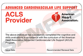 Advanced Cardiovascular Life Support Course
