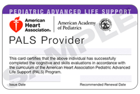 Pediatric Advanced Life Support Course